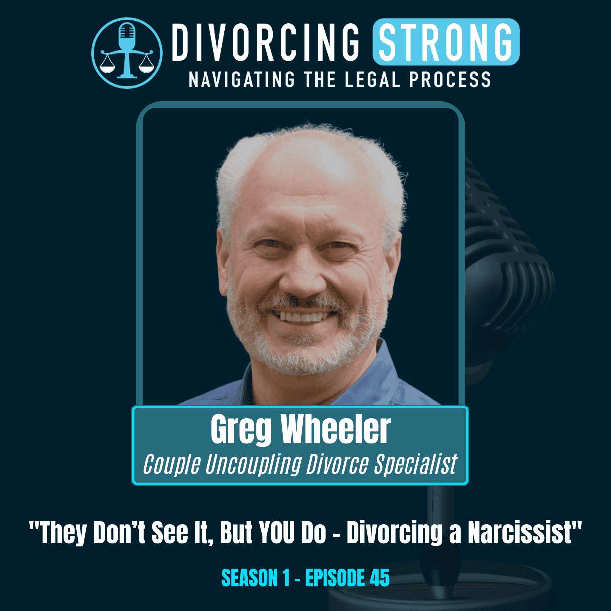S1:E45 – Healing After Divorce: The Conscious Uncoupling Roadmap with Divorce Coach Greg Wheeler episode artwork