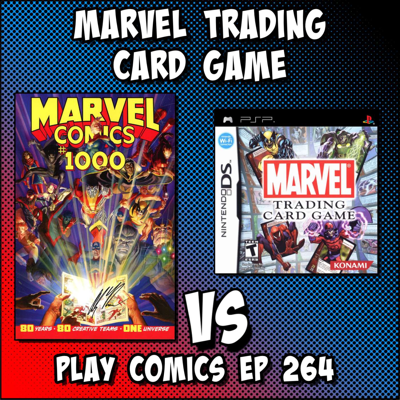 Marvel Trading Card Game with Gen Moonen (“Fun” & Games) episode artwork