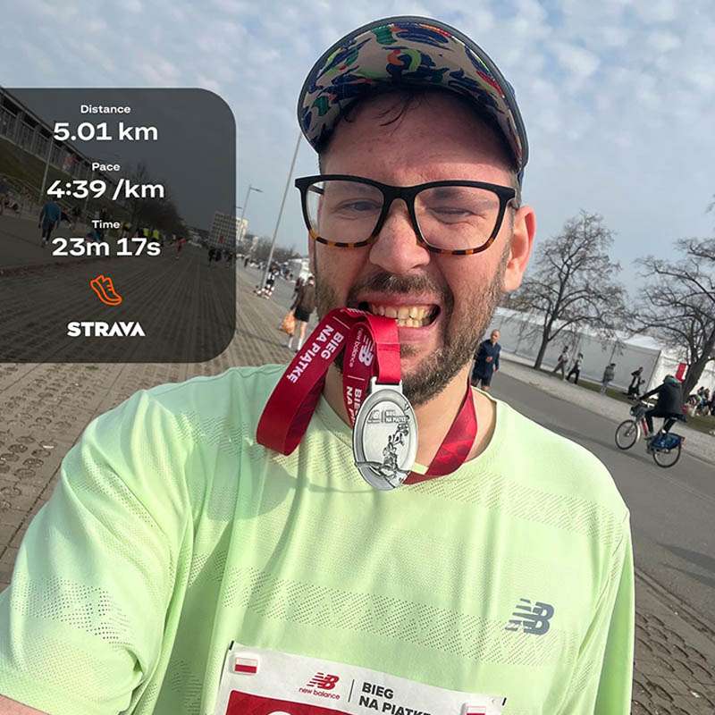 Mój pierwszy start biegowy!