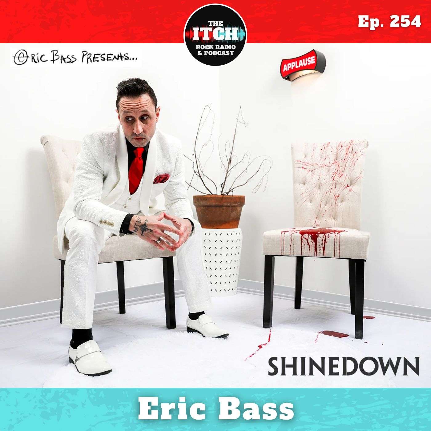 E254 Eric Bass of Shinedown on Imposter Syndrome and Writing a Personal Album With Fictional Characters