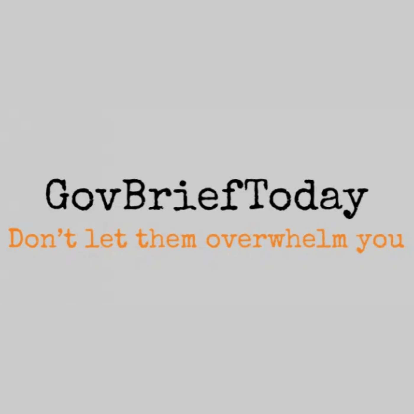 Gov Brief Today | October 03, 2025 episode artwork