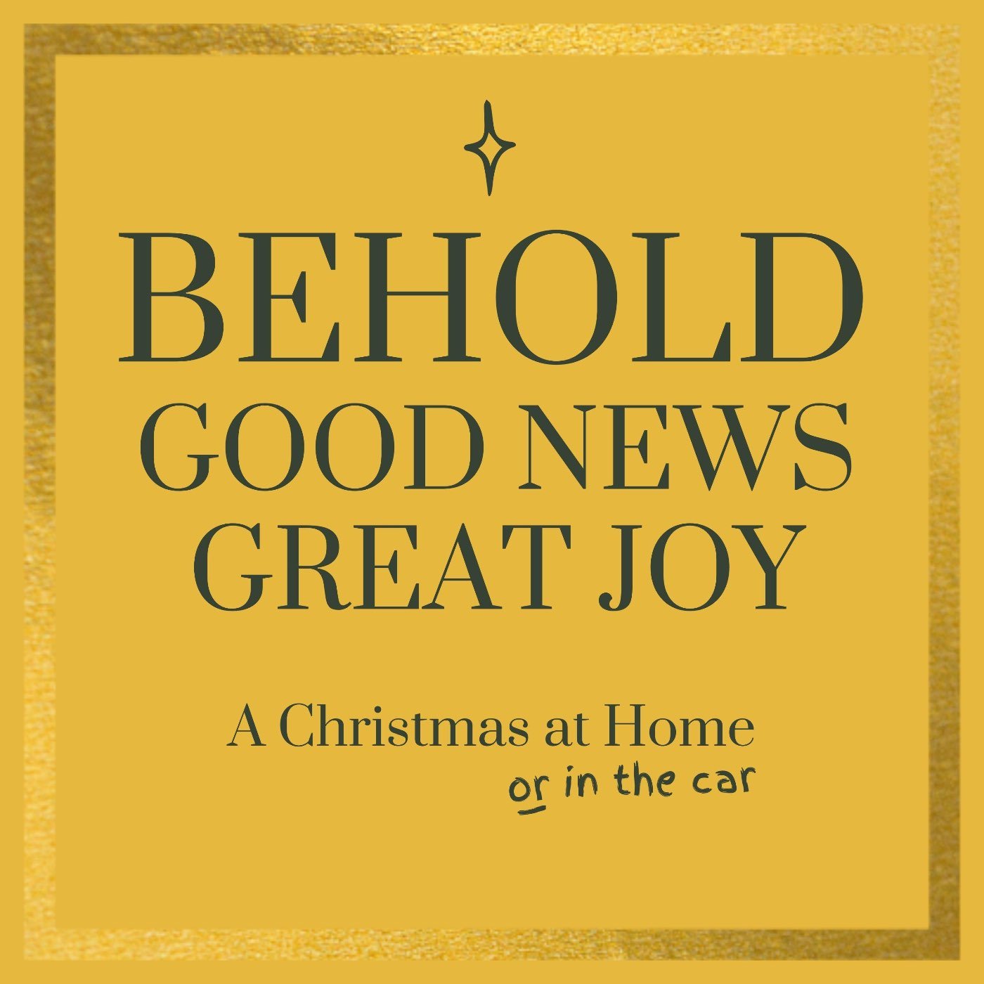 Episode 1 – Behold, Good News
