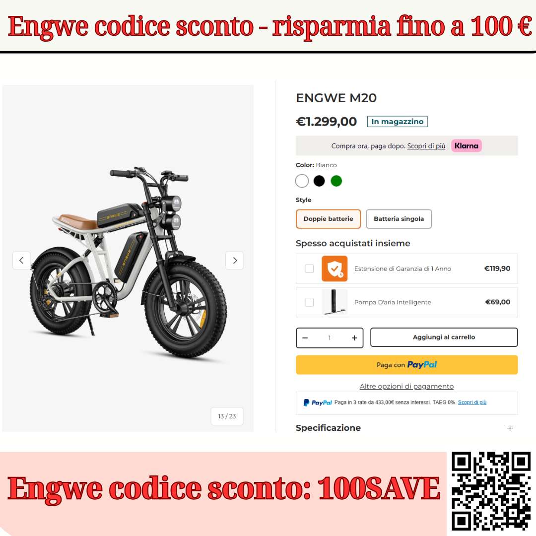 Engwe kortingscode: 100SAVE – Krijg direct 10% korting episode artwork