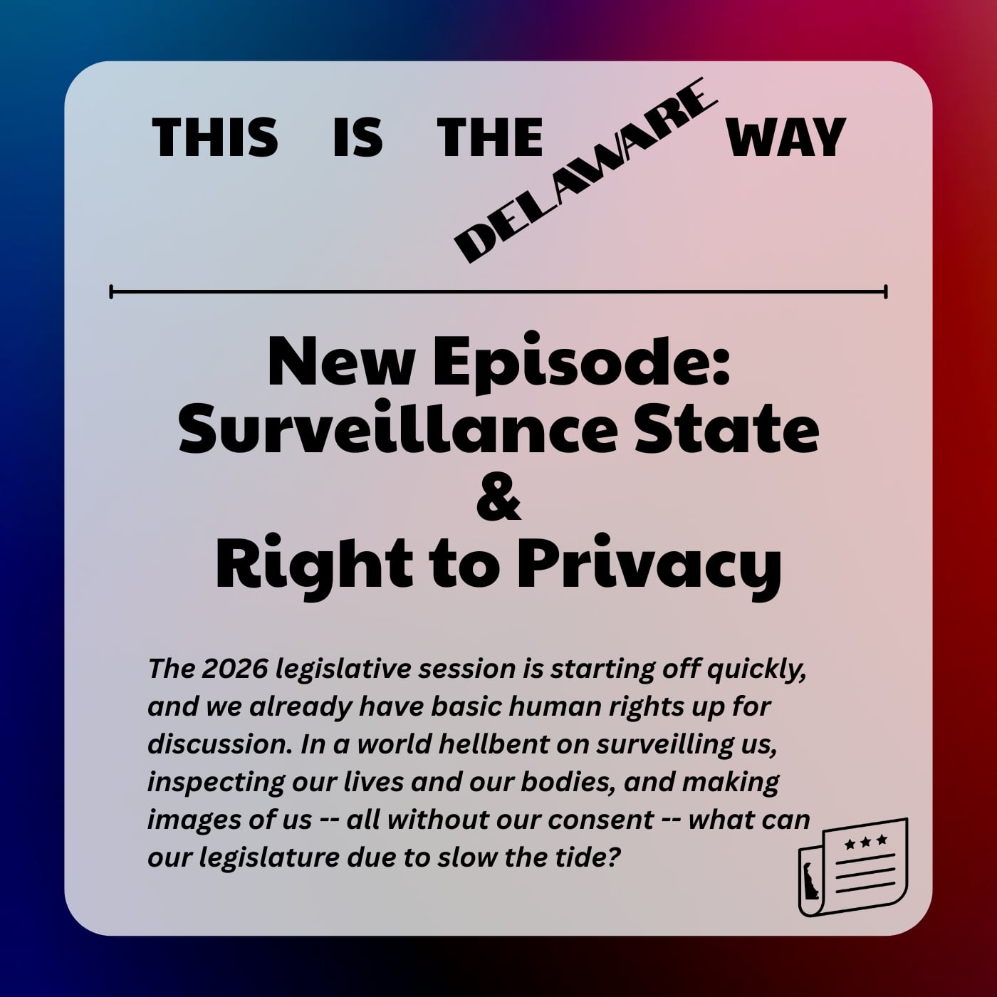 Surveillance State & Right to Privacy episode artwork