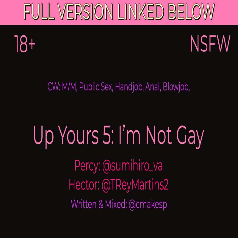 Up Yours 5: I'm Not Gay