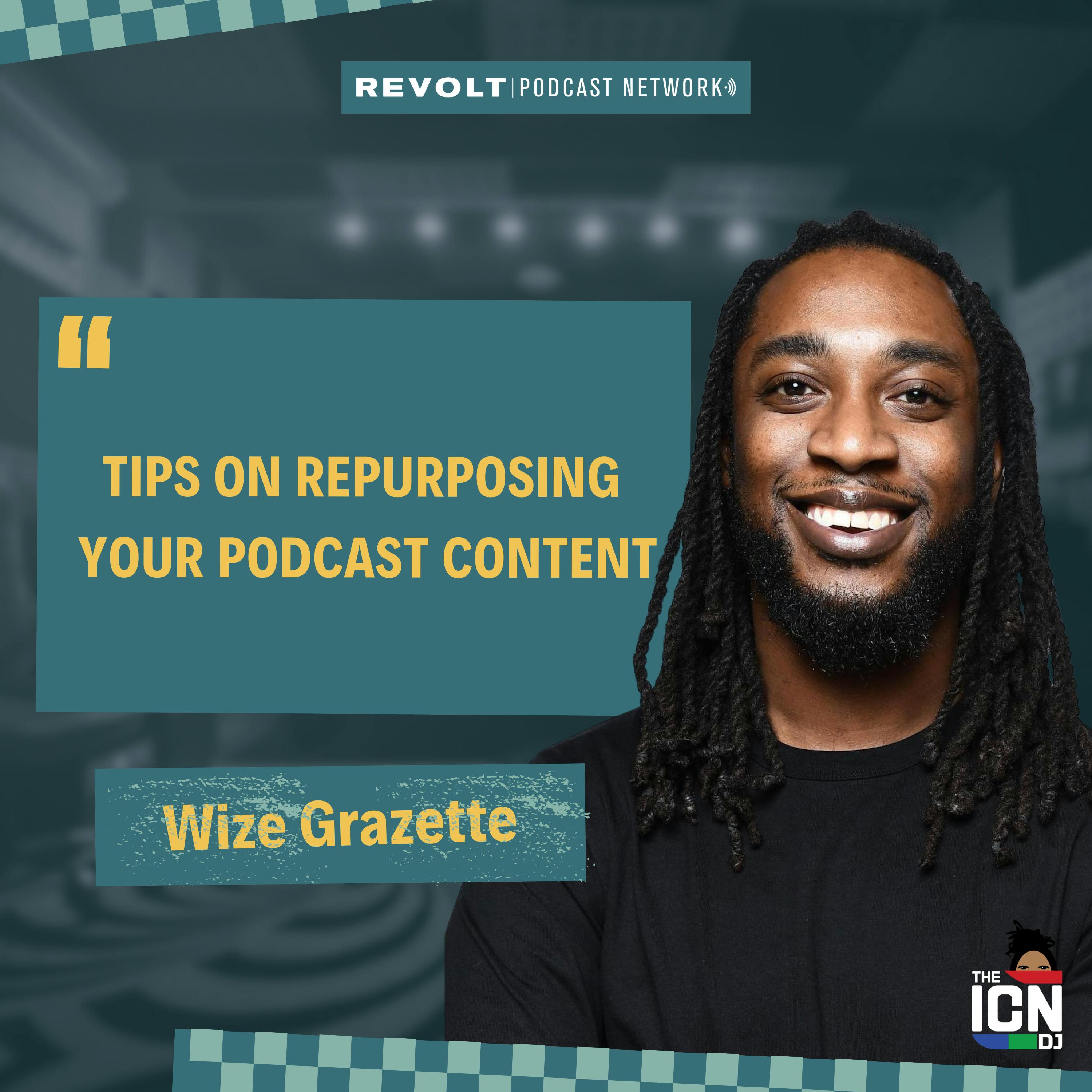 Tips on repurposing your Podcast content episode artwork