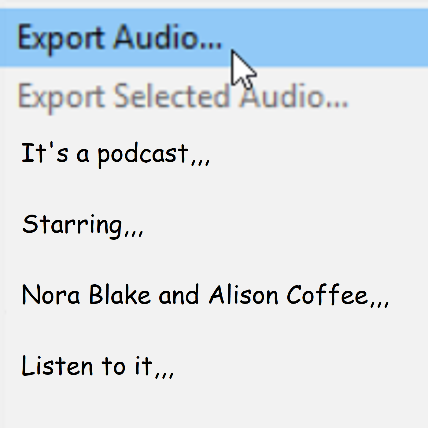 30. Export Audio 01: Future Clone Ghost Sword episode artwork