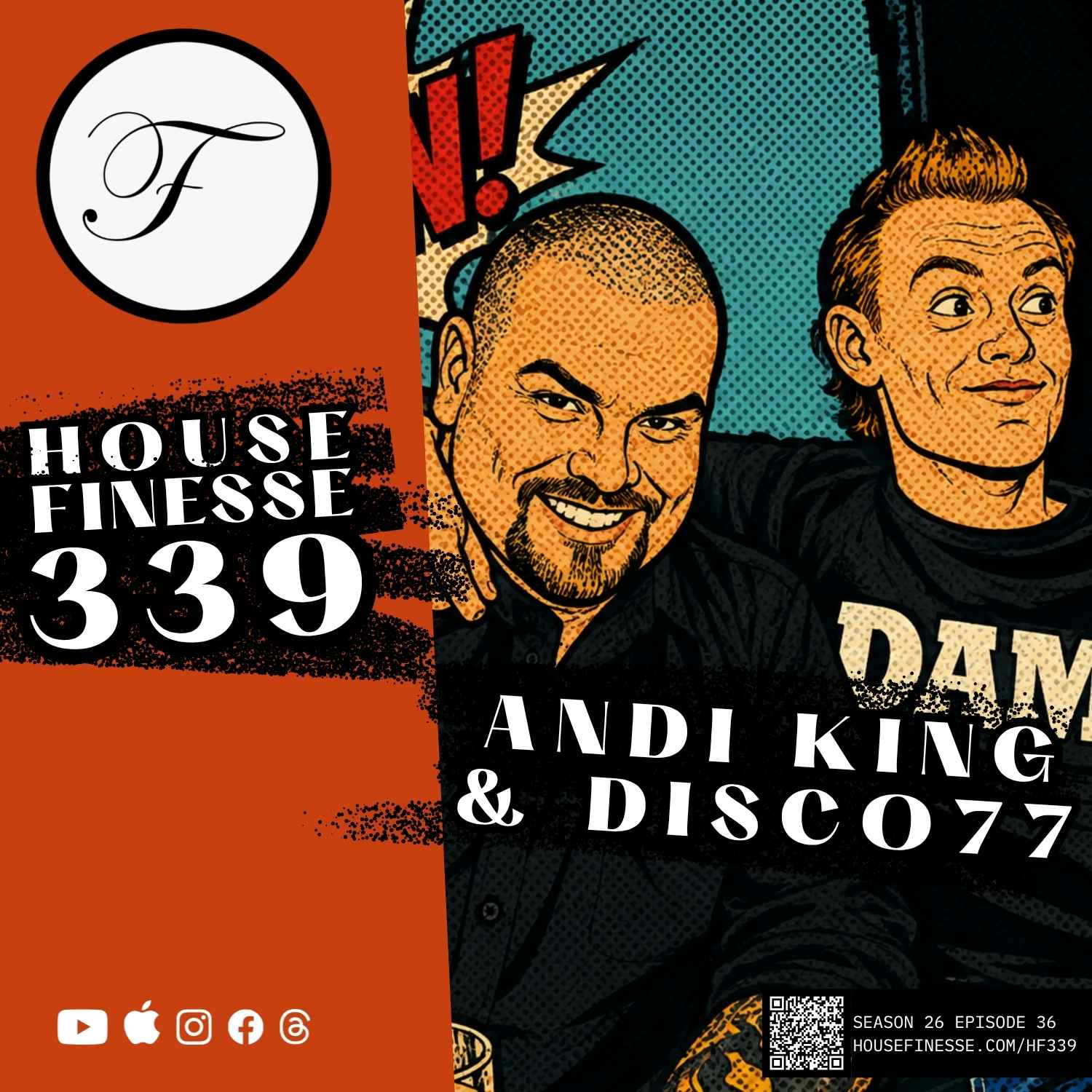 HF339 with Andi King & Disco77 episode artwork