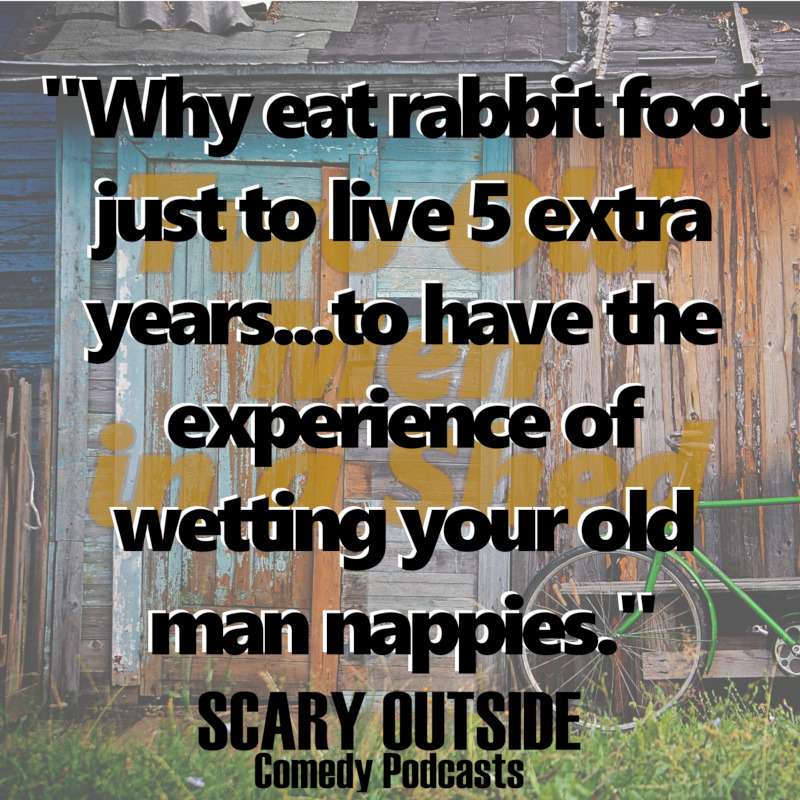 S1E10 - Two Men in a Shed:  Geoffrey Gets Healthy