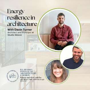S1E26 - Episode #26 - IFAD mini series part 3 - Energy resilience in Architecture with Davin Turner S1E26 - Episode #26 - IFAD mini series part 3 - Energy resilience in Architecture with Davin Turner