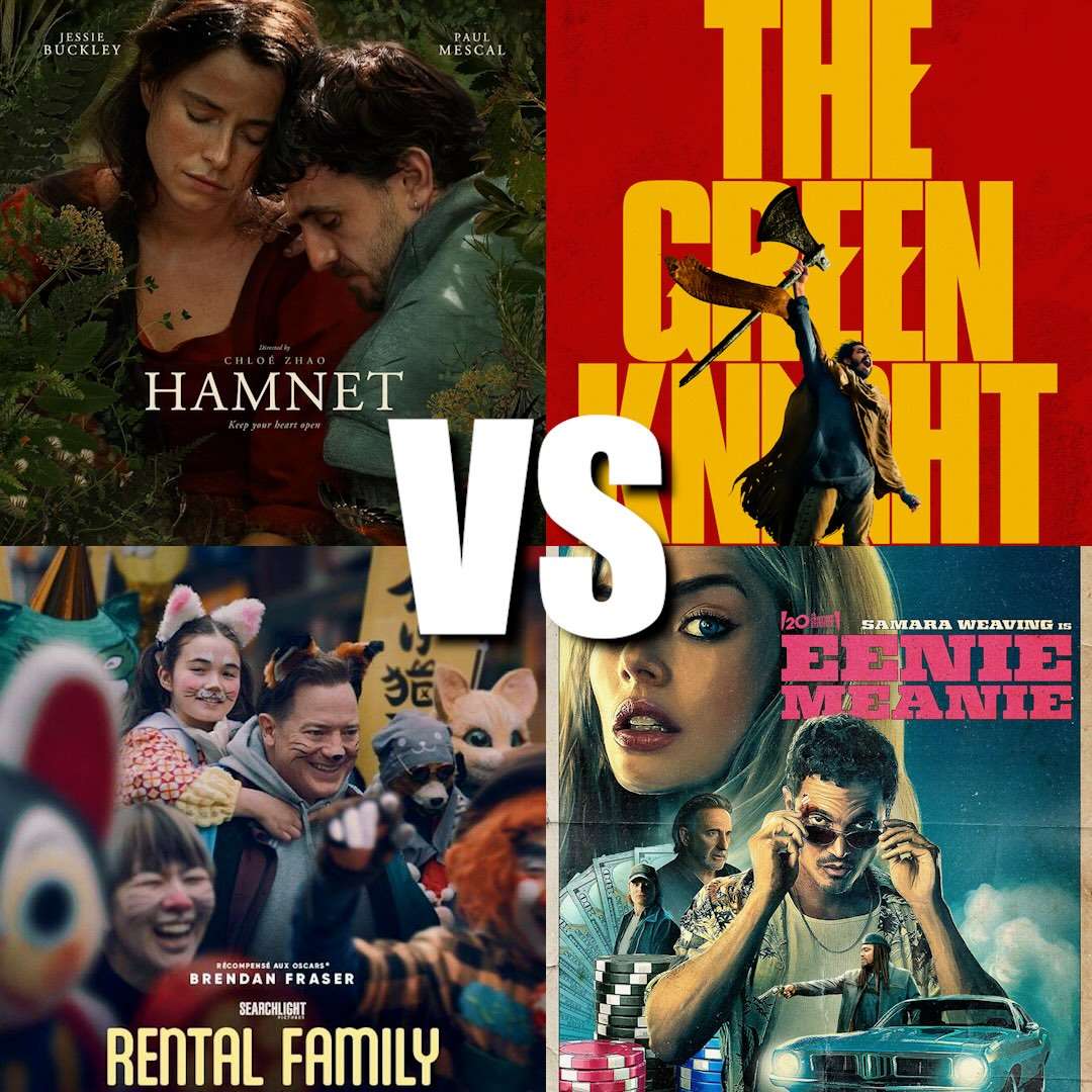 304. Hamnet VS The Green Knight; Rental Family VS His & Hers; The Housemaid VS Eenie Meanie