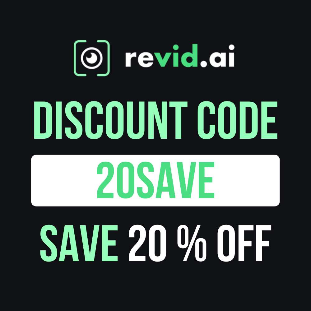 Revid AI Promo Code 20SAVE - Extra 20% OFF all plans episode artwork