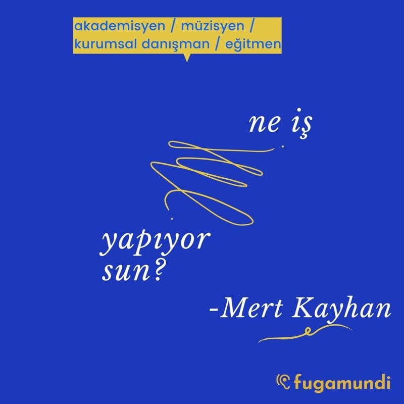 ne iş yapıyorsun?