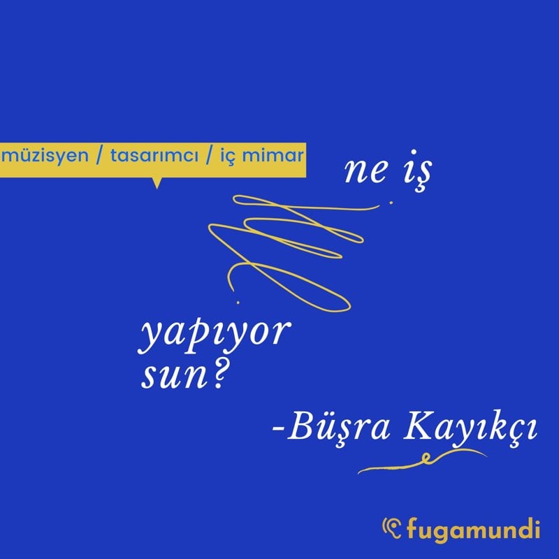 ne iş yapıyorsun?