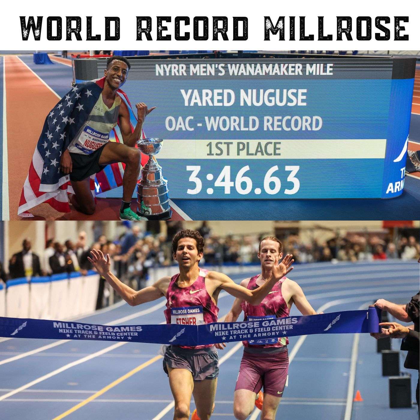 cover of episode Greatest Millrose Games Ever? Fisher, Nuguse, Hocker, Kessler, Hoey Shine + Shelby 4:20 Mile