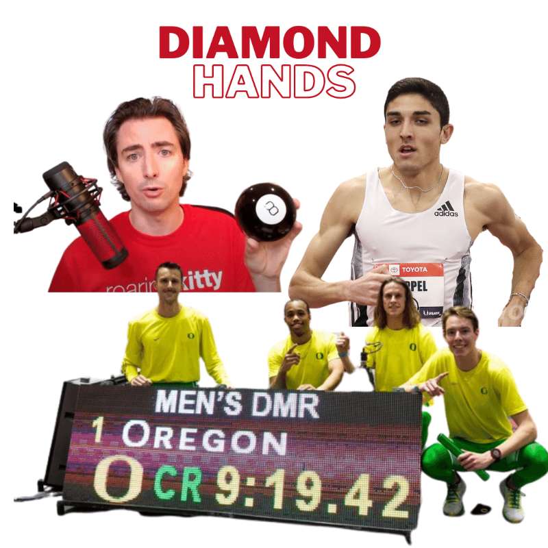 cover of episode Diamond Hands: Bryce Hoppel, Keith Gill, Oregon DMR, and the LetsRun.com Theme Song
