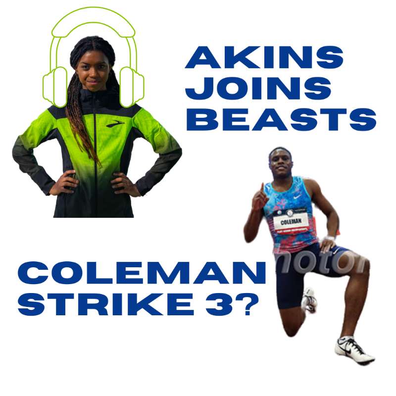 cover of episode Christian Coleman Strike 3? Guest Nia Akins Joins The Brooks Beasts + Rojo's Coaching Tree