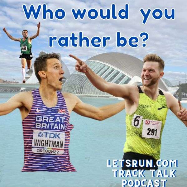 cover of episode Who would you rather be (Josh Kerr or Jake Wightman)? Paris Olympic standards announced, Solinsky to Oregon?