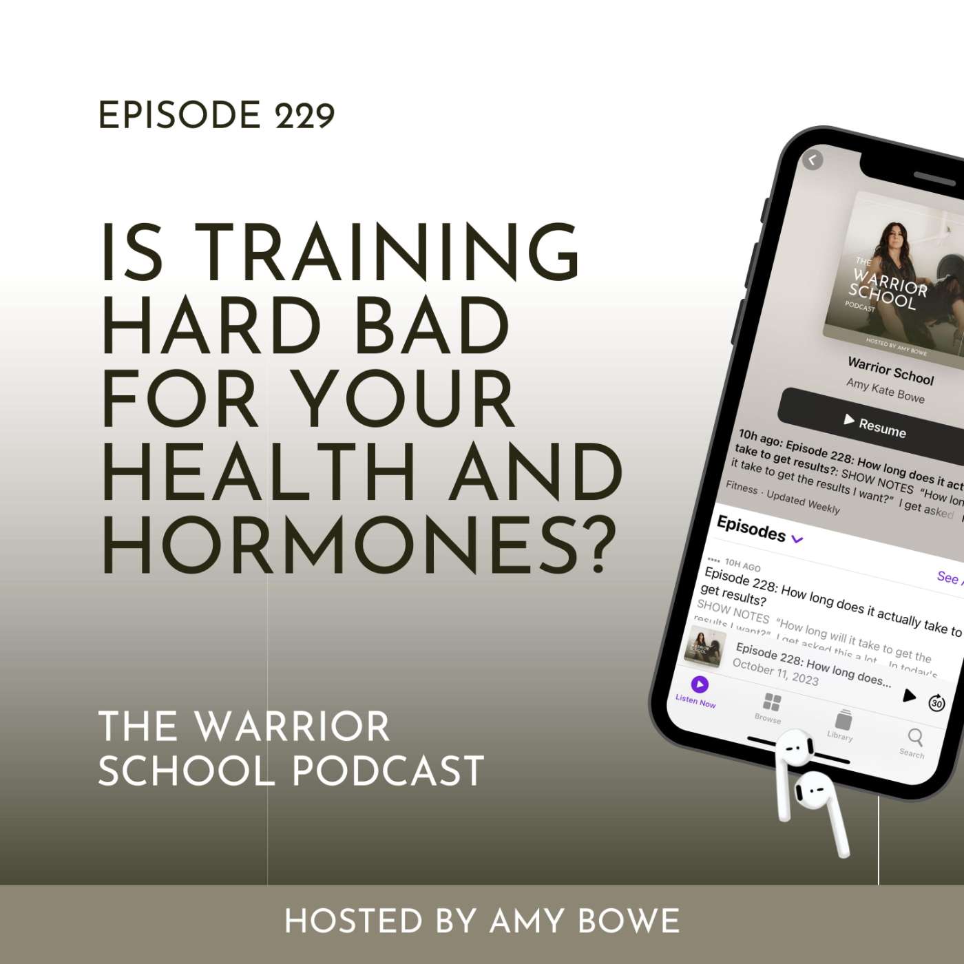 Episode 229: Is training hard bad for female hormones and health?