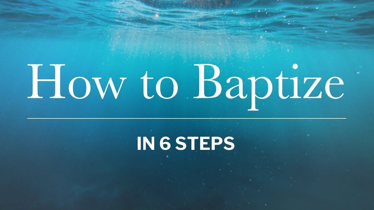╫ How to Baptize in 6 Steps [PODCAST]