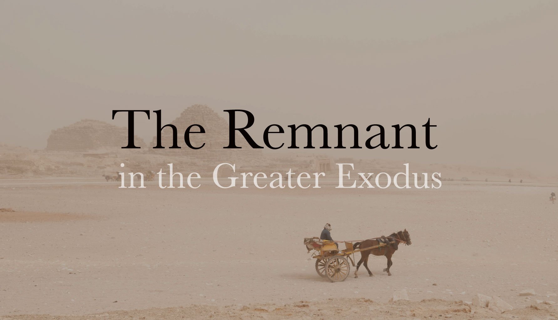 ╫ The Remnant in the Coming Exodus - Torah Portion: Words [PODCAST]