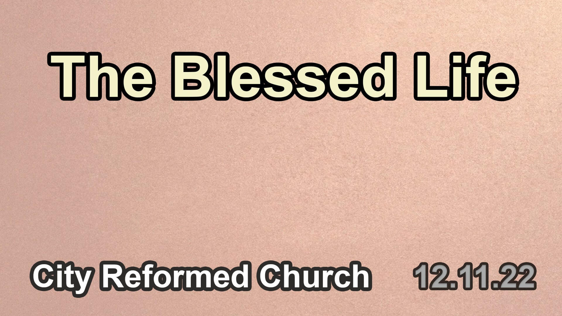 The Blessed Life (Audio) episode artwork