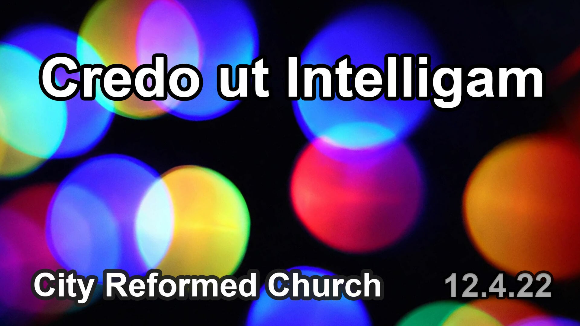 Credo ut Intelligam (Audio) episode artwork