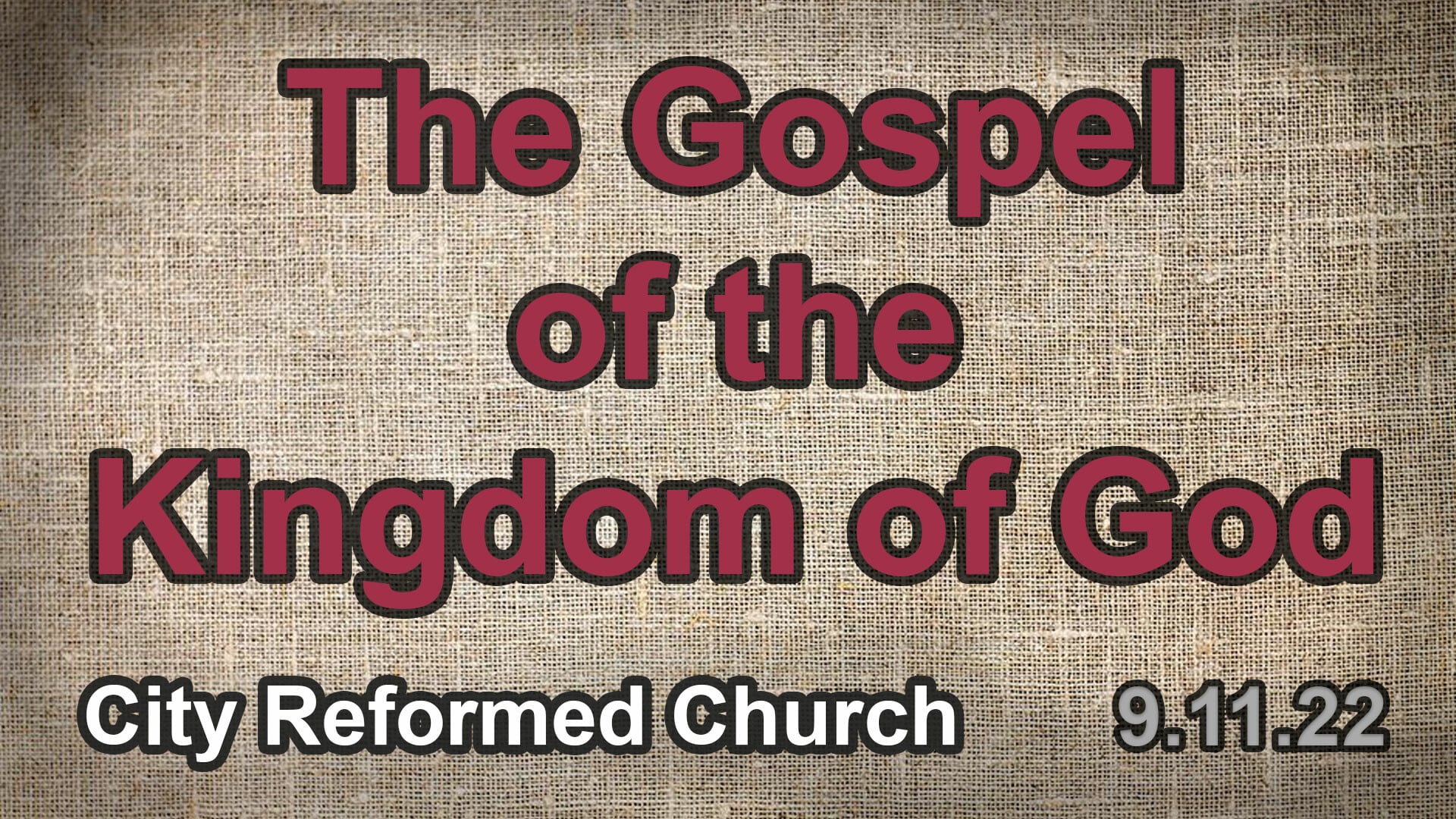 The Gospel of the Kingdom of God (Audio) episode artwork