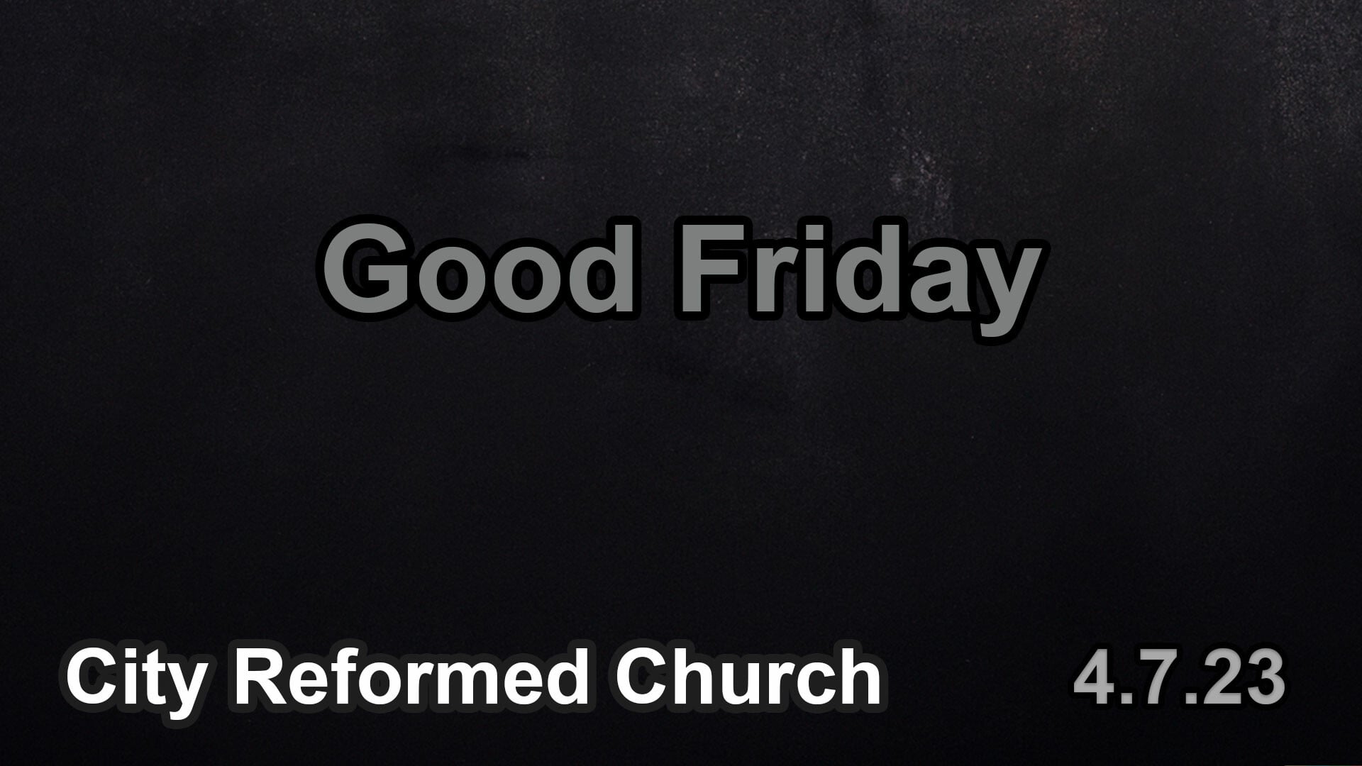 Good Friday 2023 (Audio) episode artwork