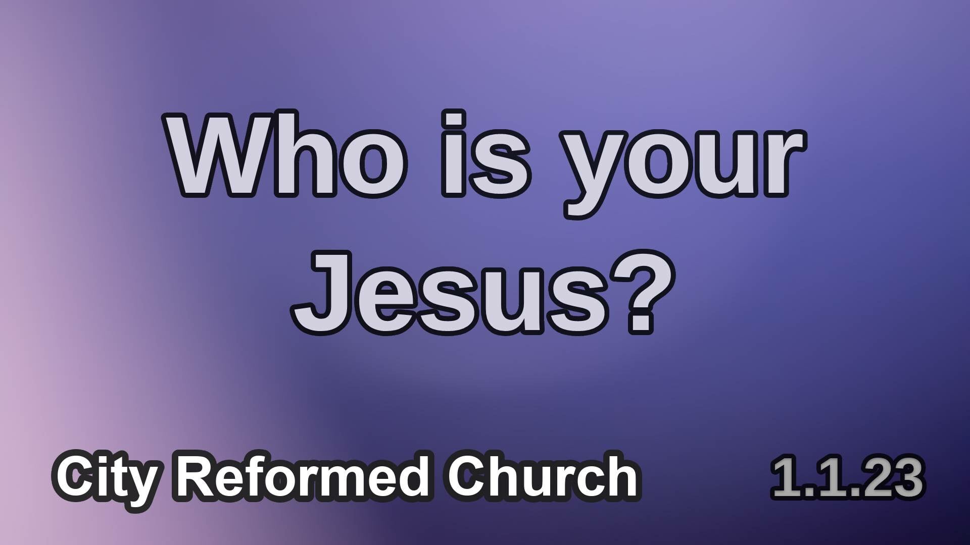 Who is your Jesus? (Audio) episode artwork