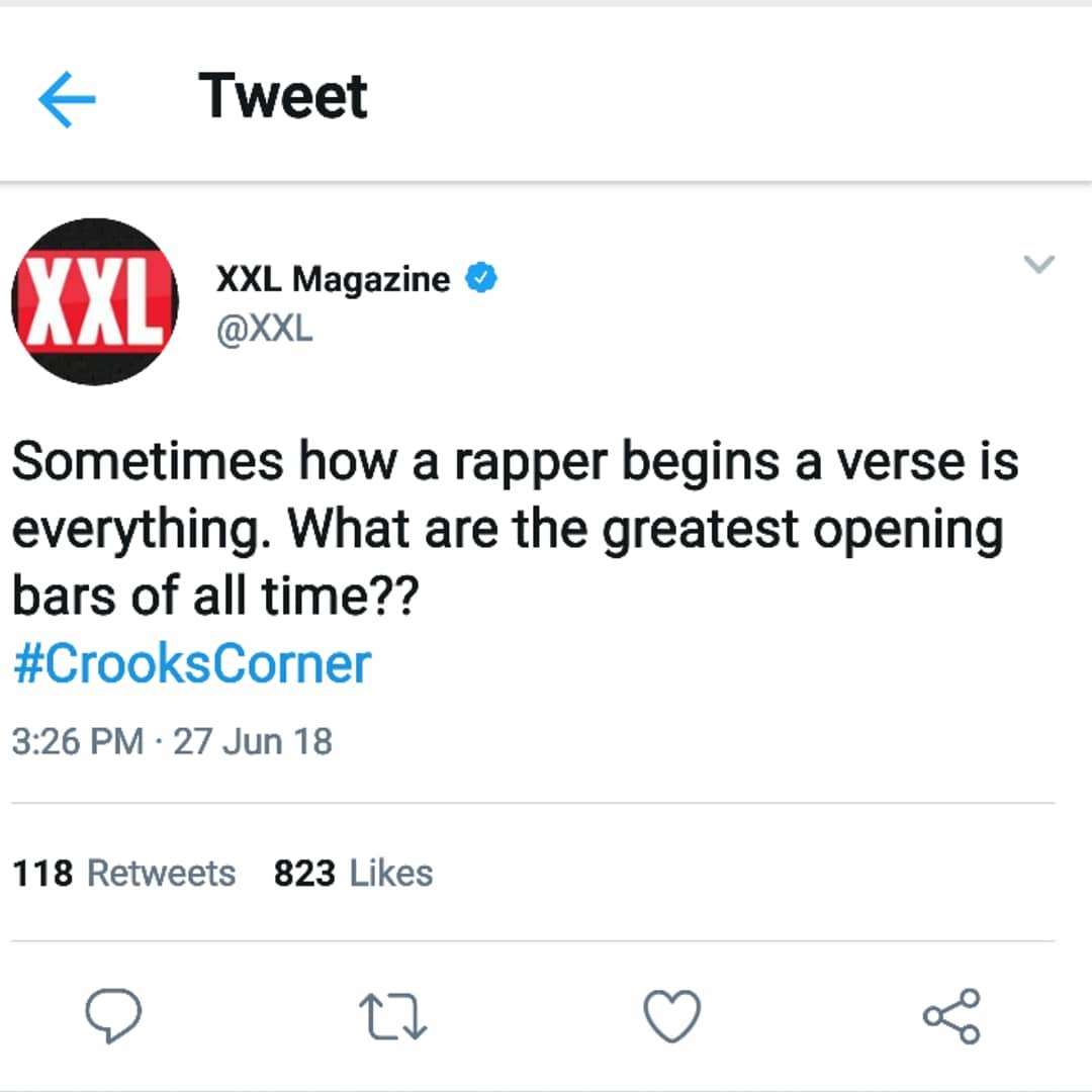 The Greatest Opening Bars - Part 1
