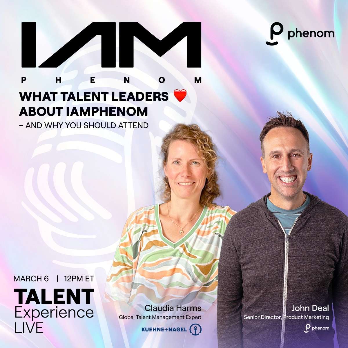 What Talent Leaders Love About IAMPHENOM – And Why You Should Attend 	Feat. Kuehne+Nagel episode artwork