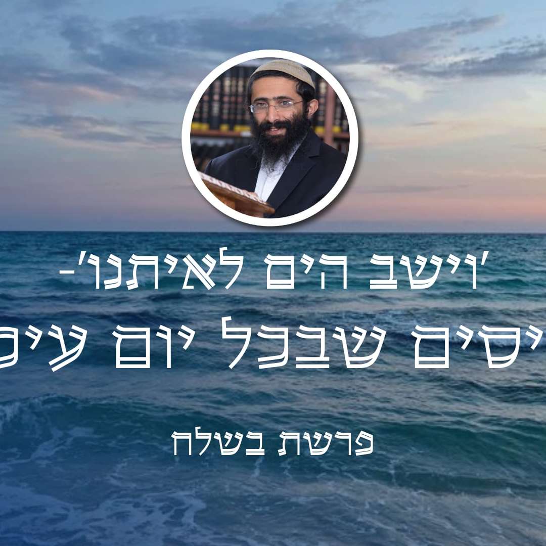 פרשת בשלח • 'וישב הים לאיתנו' - הניסים שבכל יום עימנו episode artwork
