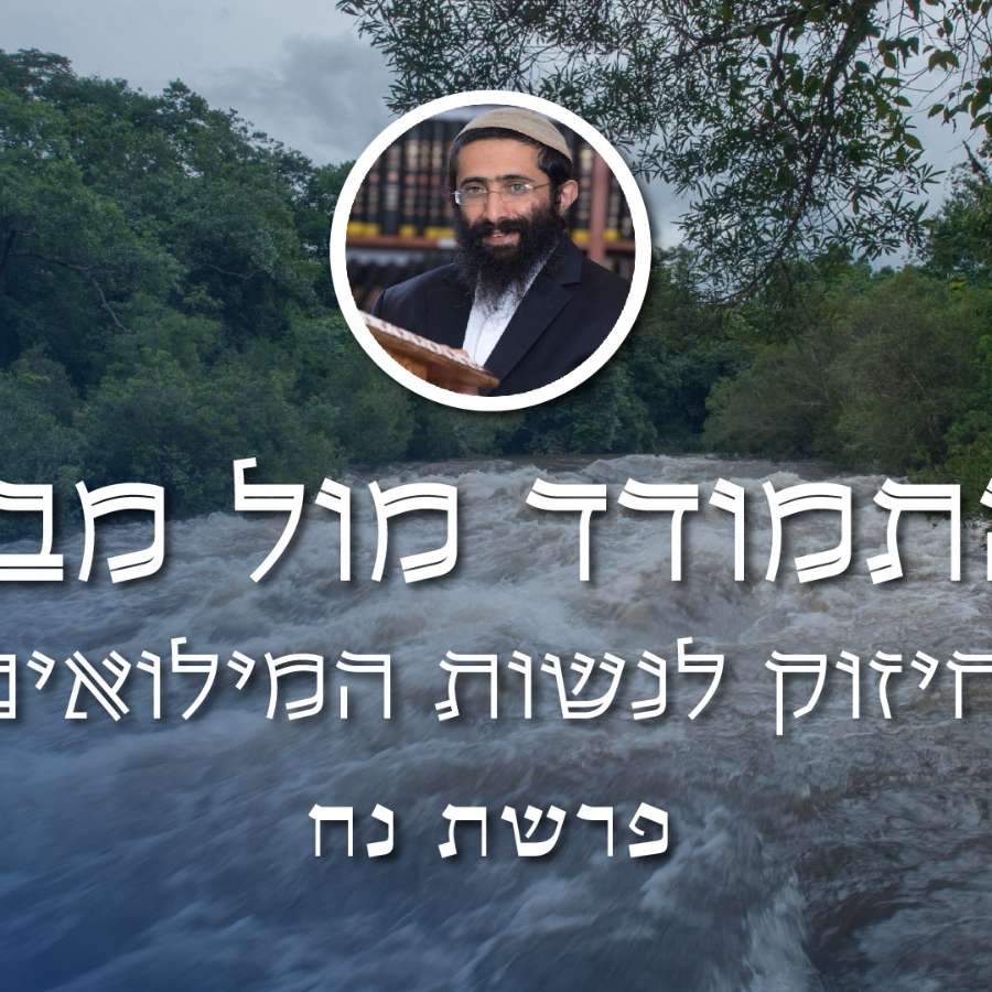 פרשת נח • הרב ראובן ששון • להתמודד מול מבול - חיזוק לנשות המילואים episode artwork