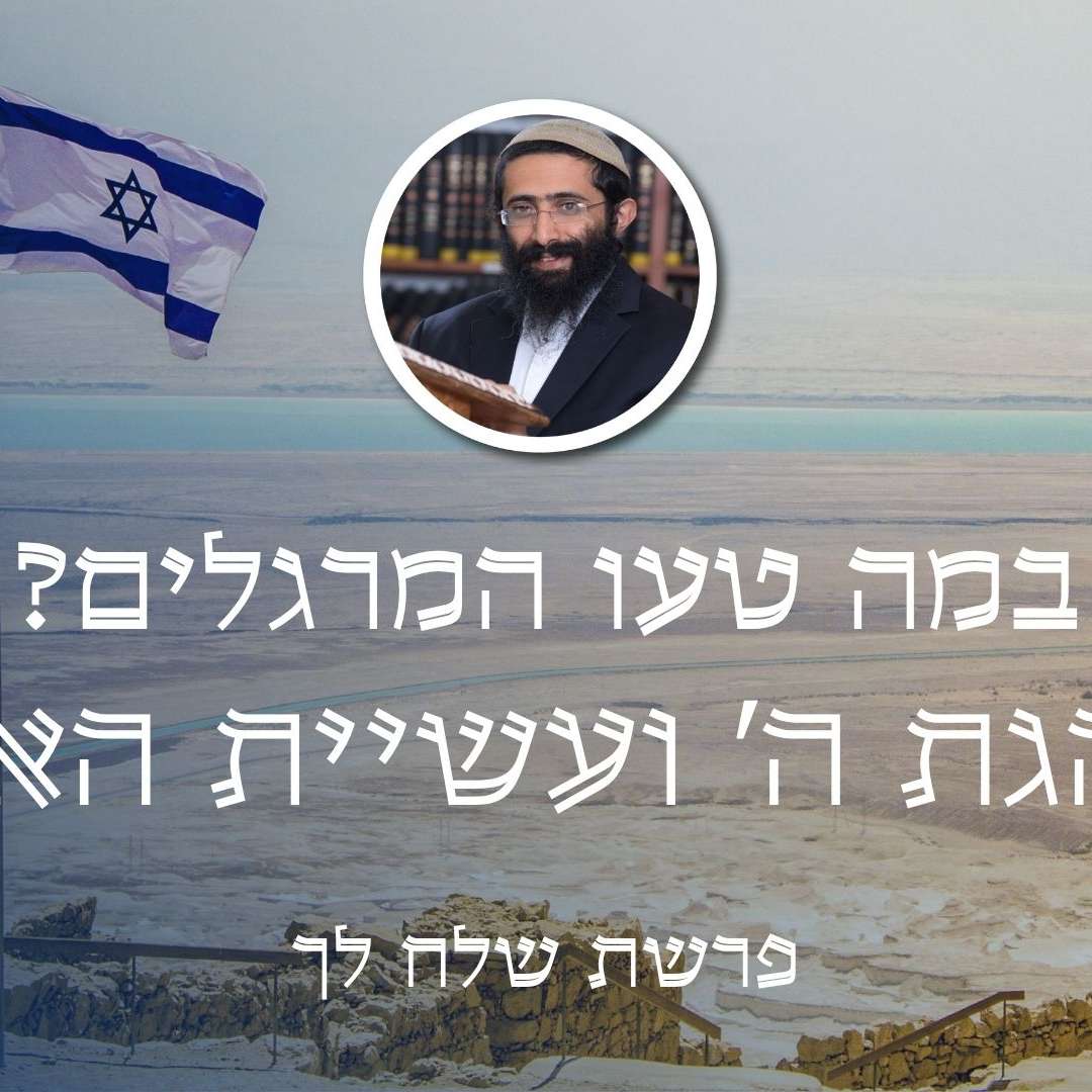 פרשת שלח לך • במה טעו המרגלים? הנהגת ה' ועשיית האדם episode artwork