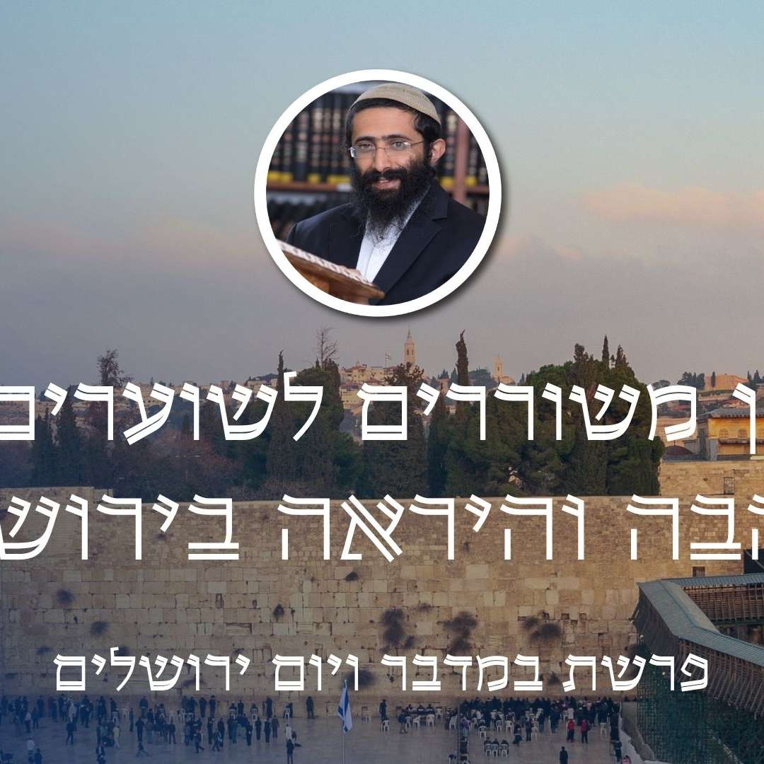 פרשת במדבר ויום ירושלים • בין משוררים לשוערים - האהבה והיראה בירושלים episode artwork