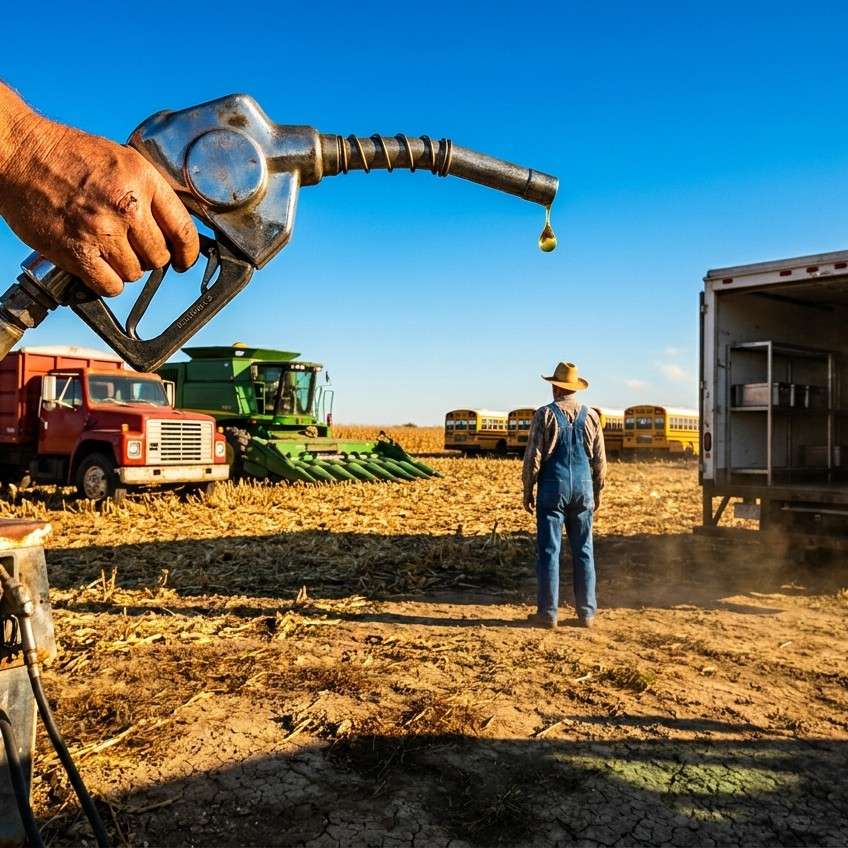 Soaring U.S. Diesel Prices Squeeze Schools, Farms and Food Banks