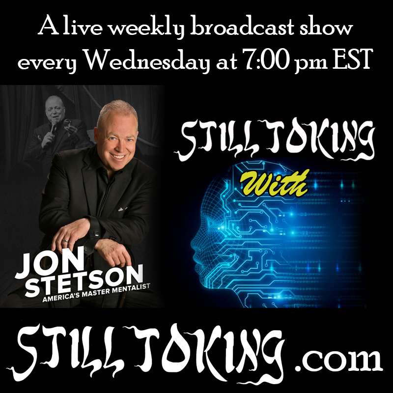 S3E41 - Still Toking with Jon Stetson . (America’s Master Mentalist)