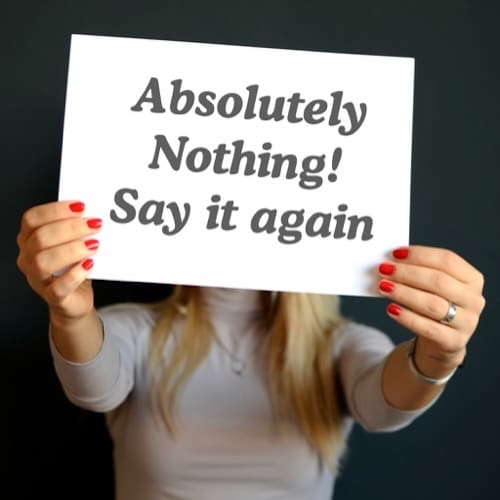 Absolutely Nothing.  Say it Again! episode artwork