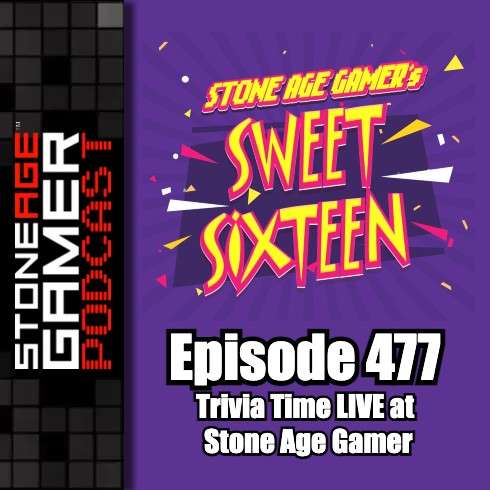 Ep.477 – SAG Episode 477: Trivia time LIVE at Stone Age Gamer