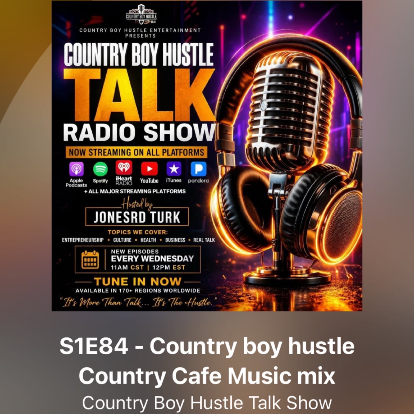 Logo of the podcast Country Boy Hustle Talk Radio Season 2 Podcast Country Boy Hustle Talk Radio Season 2