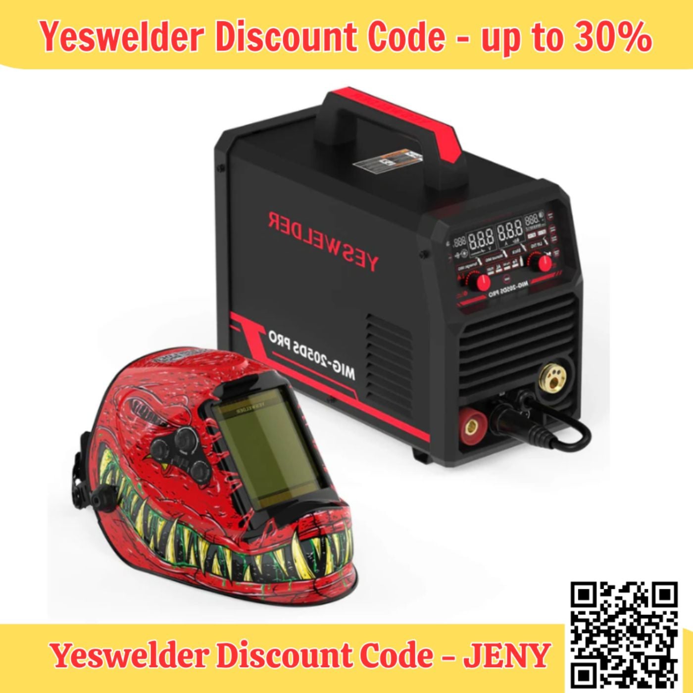 Yeswelder Discount Code 2026: JENY – Save up to 30% Off