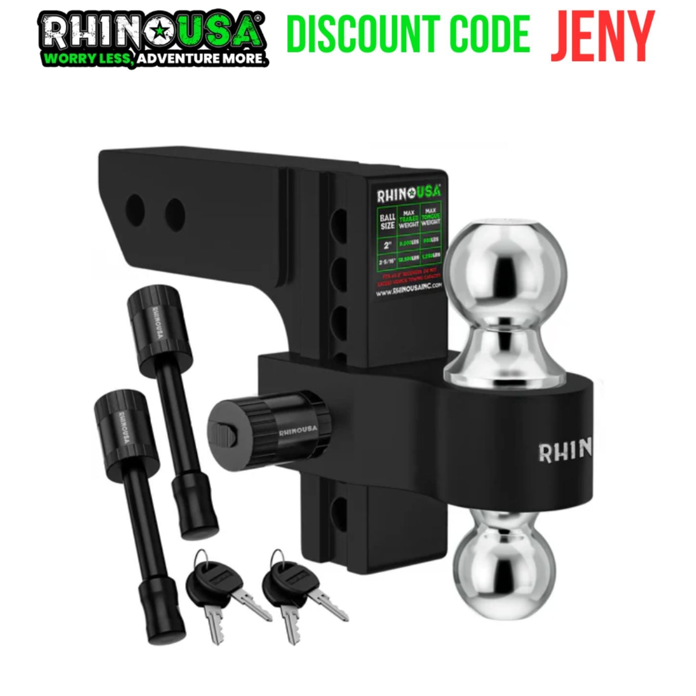 Rhino USA Promo Code JENY for Extra 10% OFF sitewise