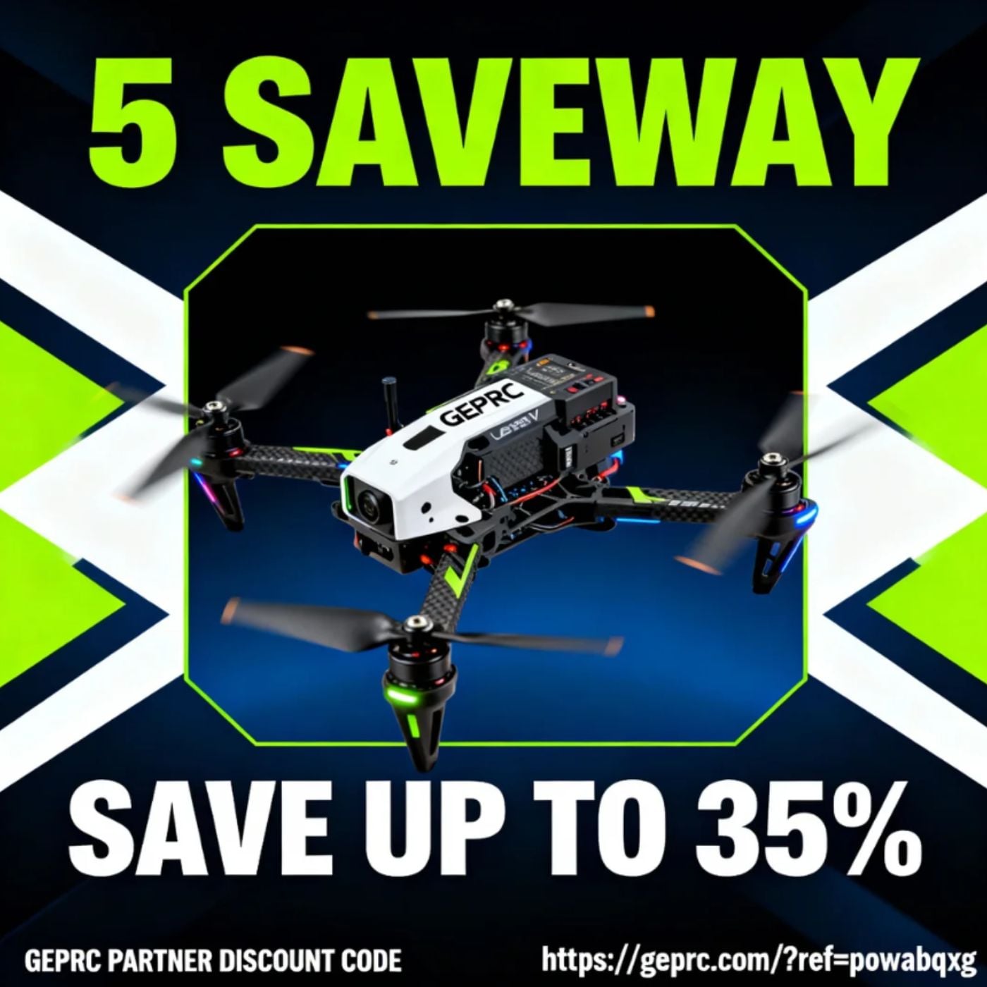 Geprc discount code: 5SAVEWAY - Save upto 35% Off