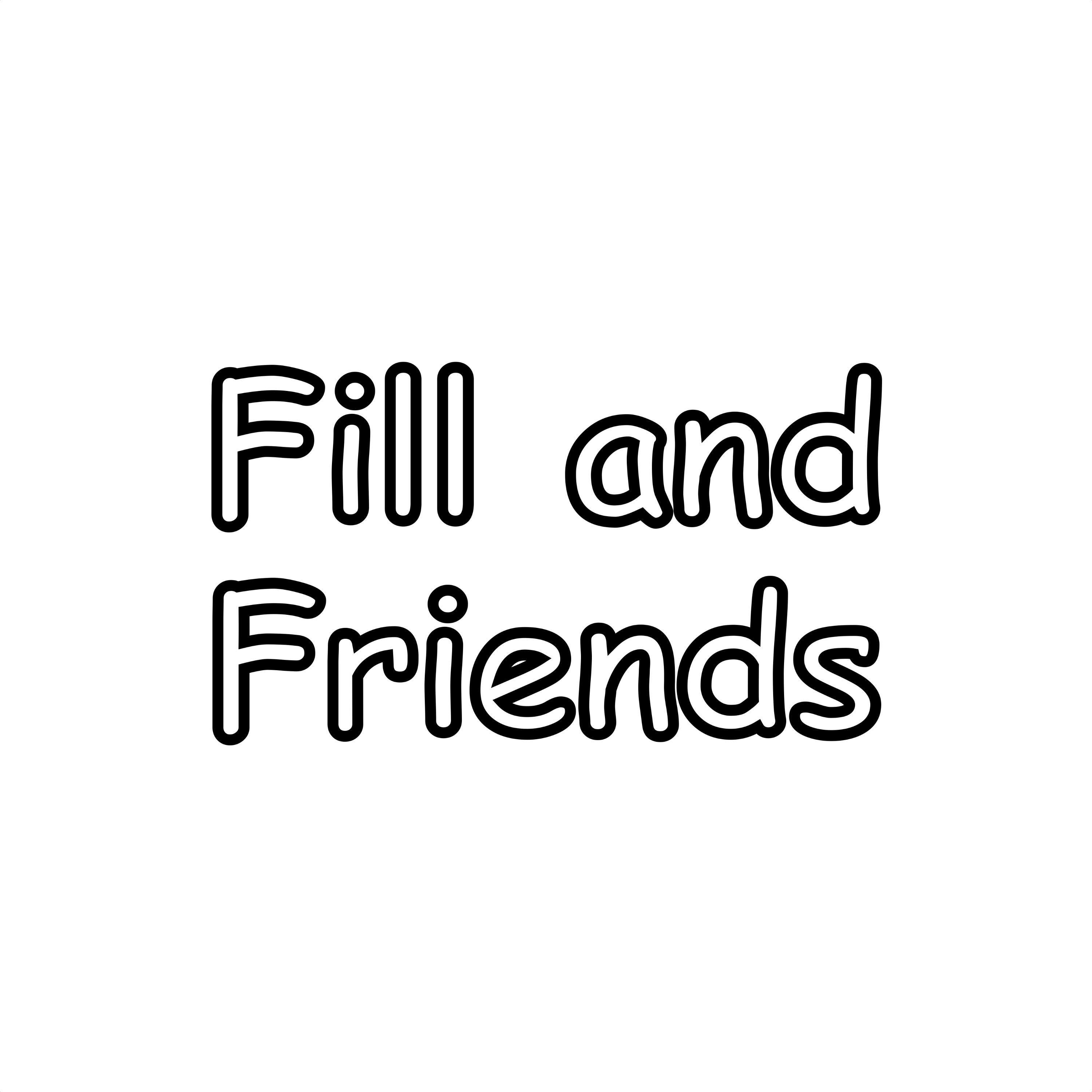 Fill and Friends