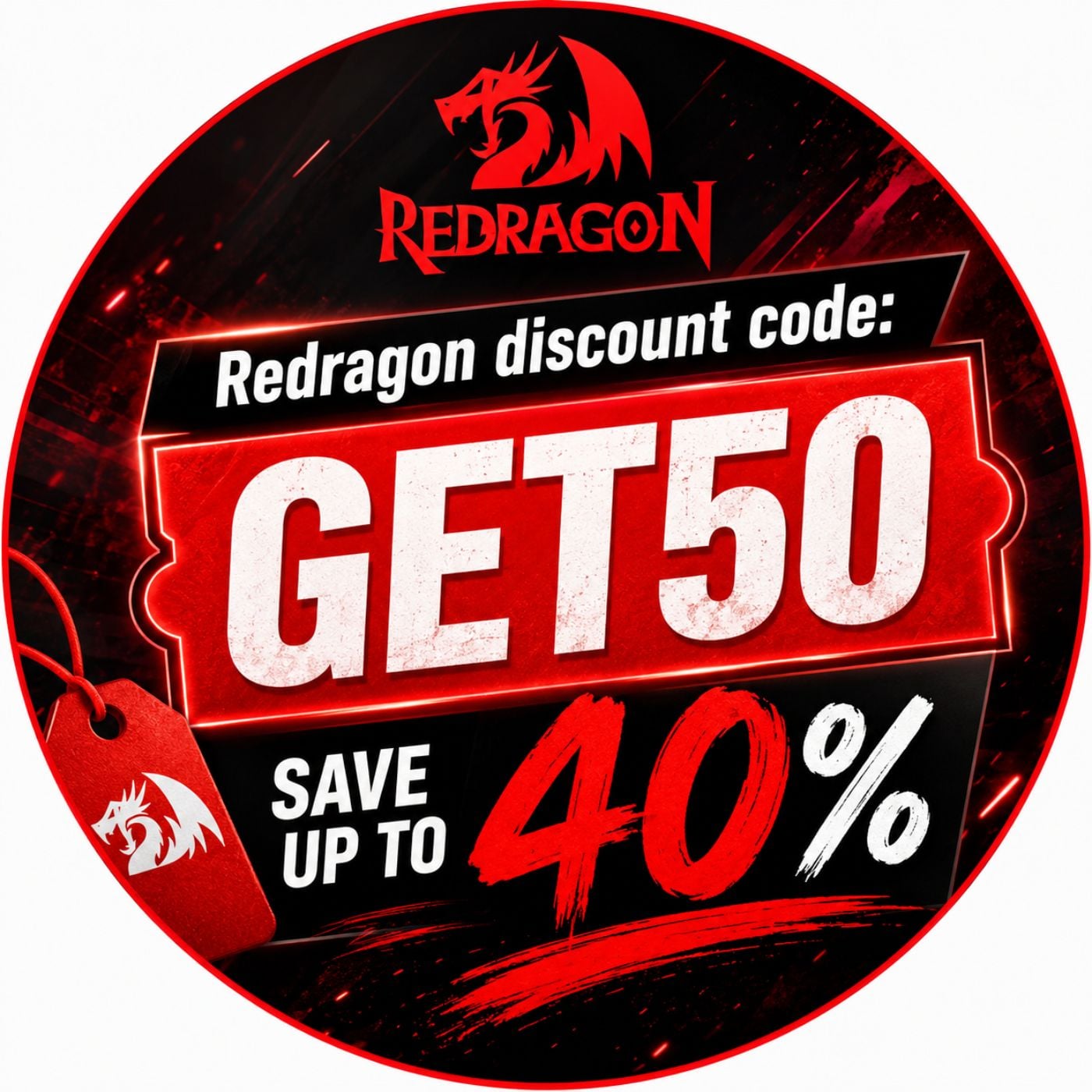 Redragon coupon code (GET50) – Save Up to 40% Off