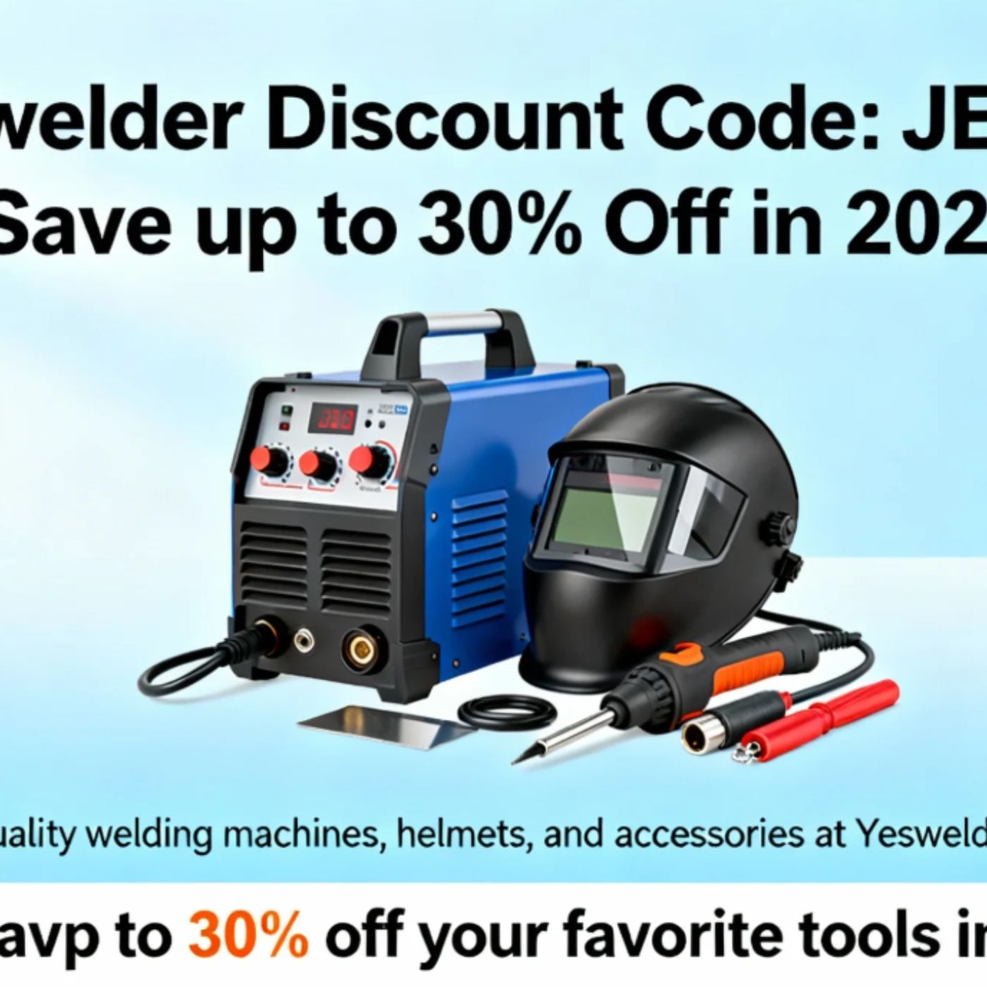 Yeswelder coupon Code 2026 JENY – Save up to 30% Off