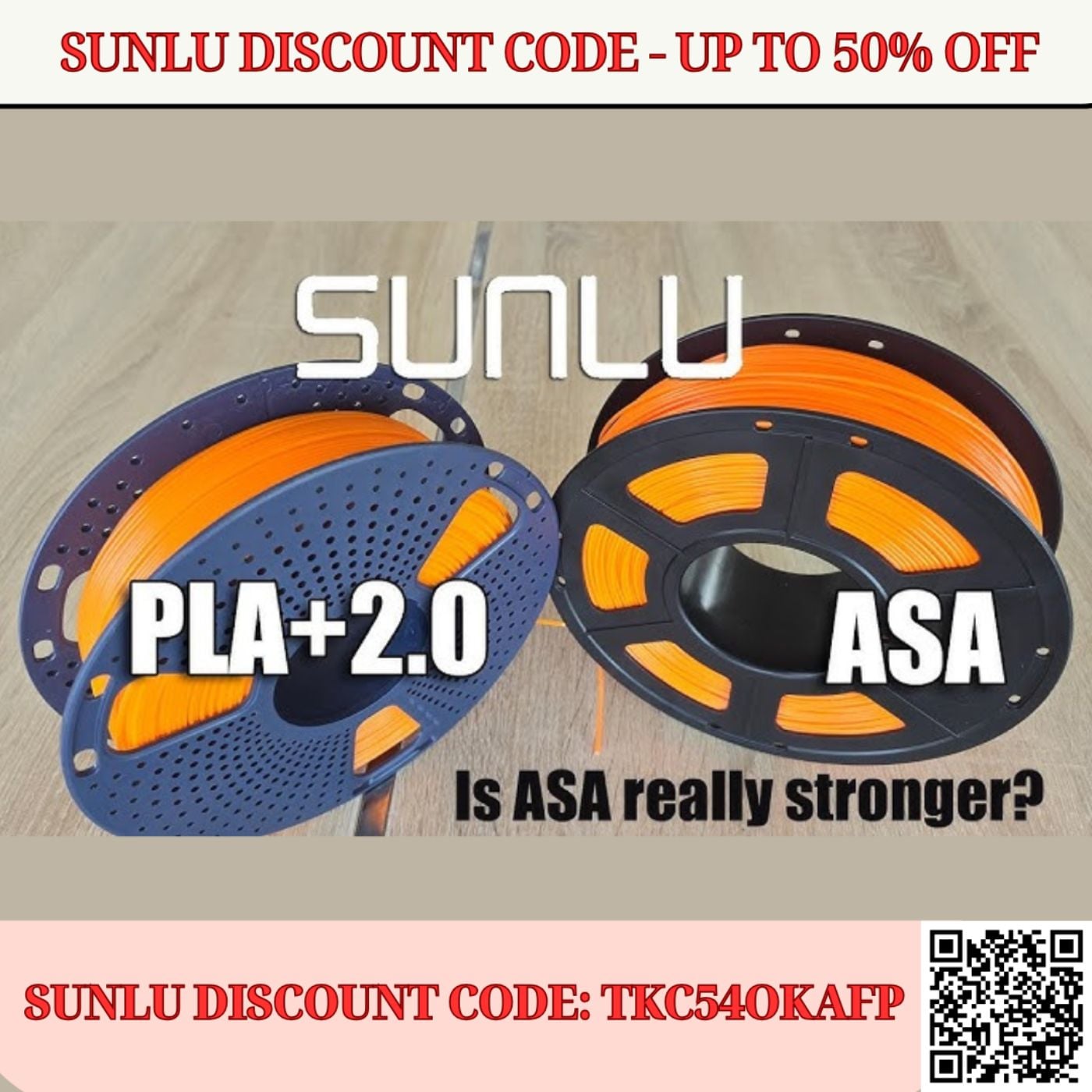 Sunlu discount code: TKC54OKAFP - Save upto 50% Off