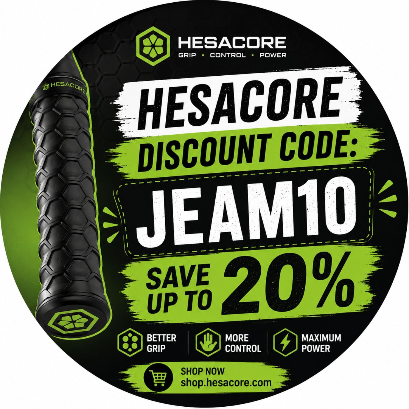 Hesacore discount code: JEAM10 gives you up to 20% off in 2026