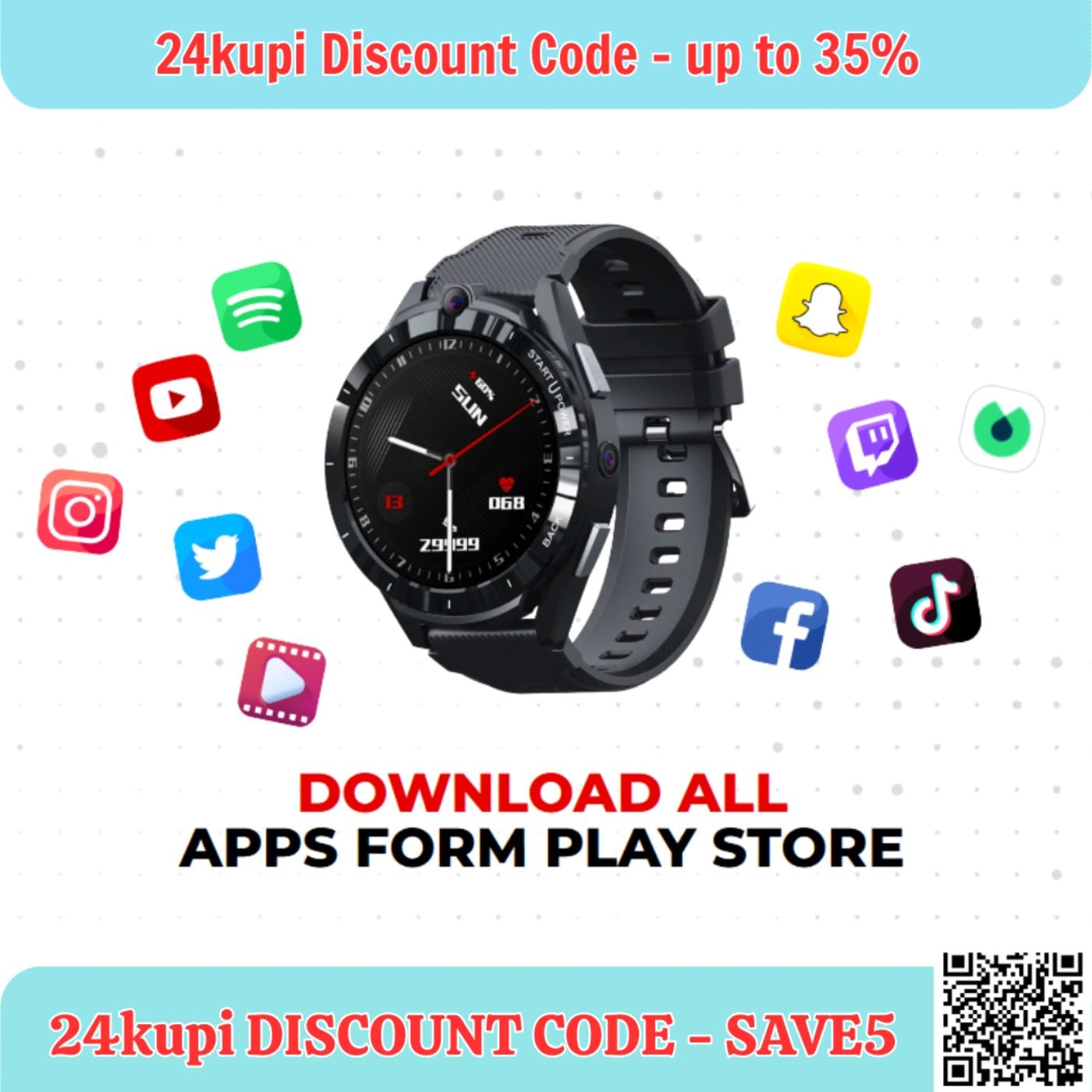 24kupi Coupon code 2026: SAVE5 – Save up to 35% Off